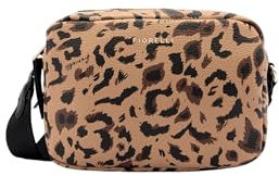 Fiorelli Women's Effie Crossbody, Stylish Handbag with Adjustable Straps and Two Zipped Compartments, Leopard Print Faux Leather