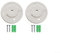 Base de montaje en pared para Tapo para IPC40A para cámaras inteligentes IPC42 2PCS ABS resistente a la intemperie para un montaje fiable
