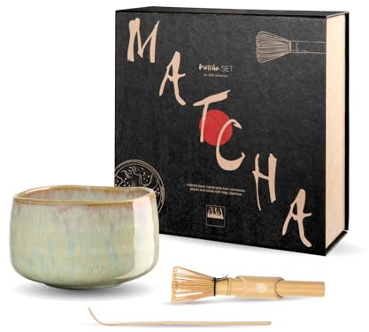 ASA moribana Matcha-Set ISHI Shiny 3tlg