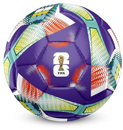 Hy-Pro Pallone da Calcio Taglia 5 - FIFA Coppa del Mondo 2026 Ufficialmente Concesso in Licenza