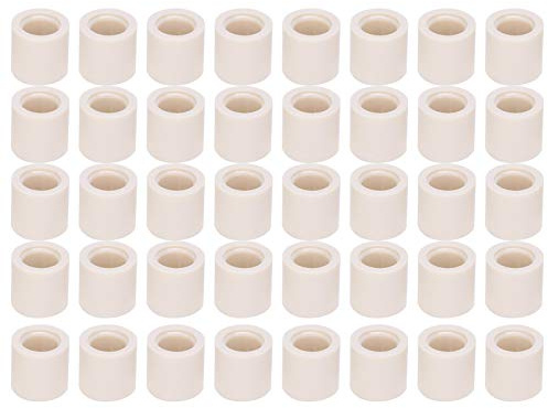 Taidda Langlebiges Reparaturzubehör für Snooker-Pool-Spieler, 40 Stück Faserrohre, Ersatzteile für Billard-Queue-Sticks, Billard-Queue-Stick-Ferrulen (13mm 0,5 Zoll)
