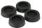 InLine 59909B Gummi-Füße für PC Gehäuse 4er Pack schwarz