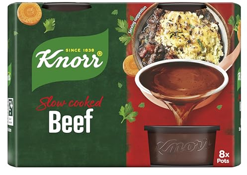 Knorr Beef Stock Pots gluten-free to add a rich beef flavour to your dishes 32x 28 g