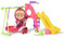 Masha y el Oso - Muñeca Masha con Parque de Juegos, 12 cm (Simba 109301816)