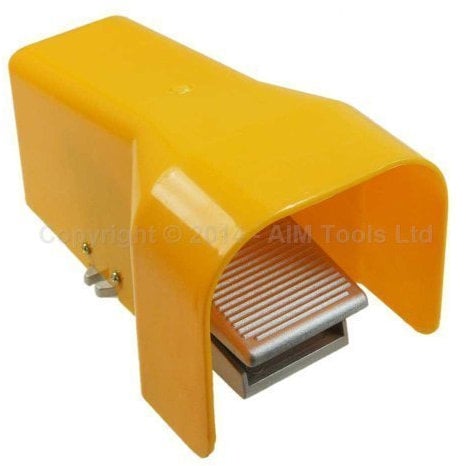 ORAZIO Valvola Pneumatica a Pedale, 5 Vie 2 Posizioni G1/4 con Comando a Pedale Filettato Interruttore a Pedale Momentaneo Air Pad con Coperchio di Protezione per Attrezzature per Macchine Industriali 214725