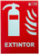 Astlight INC4065.GFJ - Señal de extintor fotoluminiscente multicolor
