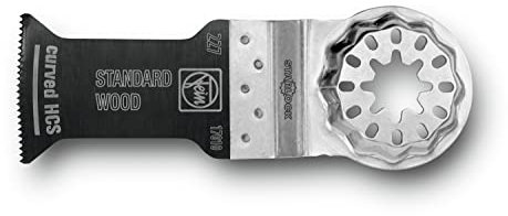 FEIN E-Cut Standard-Sägeblatt Curves, Ve. 10 St., Breite 35 mm, Länge 55 mm, Aufnahme Starlock, Geschränkte Verzahnung für alle Holz-, Gipskarton- und Kunststoffmaterialien