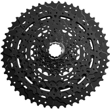 SunRace M993 Kassette, 9 Gänge, 11â€“50 t, ED Schwarz, Legierung Spinne und Sicherungsring