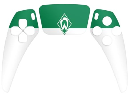 DeinDesign Skin kompatibel mit Sony PlayStation 5 Controller PS5 Folie Sticker Wappen SV Werder Bremen Logo