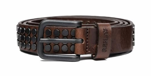 REPLAY Unisex AX2258.000.A3007 Gürtel, 127 Faded Black Brown, 85