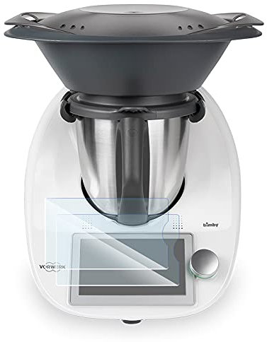 Karylax [2er-Pack] Displayschutzfolie aus Glas, flexibel, Härtegrad 9H, ultradünn 0,2 mm und 100 % transparent, für Vorwerk Thermomix Friend