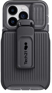 tech21 iPhone 14 Pro Evo Max Compatible with MagSafe – Durable, Shock-Absorbing and Rugged Phone Case with Holster and 20ft FlexShock Multi-Drop Protection