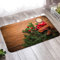 Fußmatte Personalisiert, Teppich Läufer 40X120cm Grün Braun Rot Zweig Dekoration für Badezimmer Küche