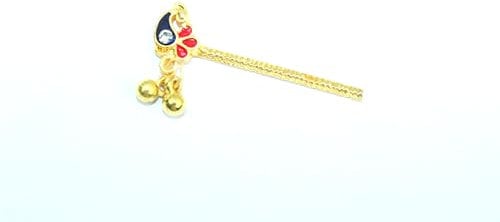 Hijet Laddu Gopal Mini Peacock Flutes/Small 2.5 Inch Size Bal Gopal Bansuri, Krishna Flute, God Accessories, Krishna bansuri