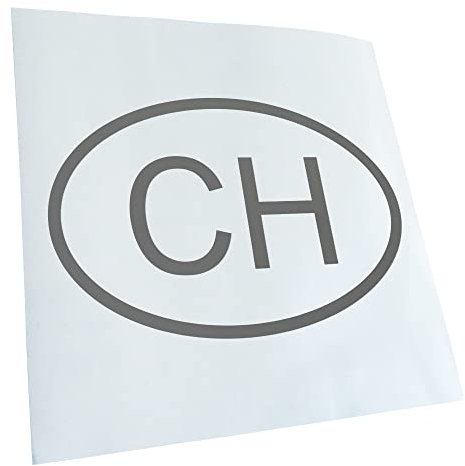 hauptsachebeklebt - Autoaufkleber - Schweiz CH Aufkleber für Auto, Laptop, Fahrrad, LKW, Motorrad Mehrfarbig JDM Decal Racing