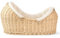 Clair de Lune | Bio-Natur-Noah-Pod | Natürliche Noah-Pod, Premium-Bio-Verband, luxuriöse natürliche Bambus-Matratze, Bettlaken | Baby-Babykorb-Set – Creme