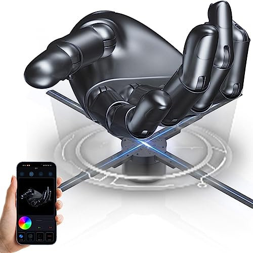HAVisikr 3D Hologram fan-Hologram fan 2000 * 1444PX Resolution 722 pcs HD LED Beads -Holographic Video Advertising Projector Support APP+Bluetooth Audio+WIFI (24.4 inch 16G)