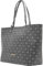 Carlo Colucci Großer Shopper mit Logoprint Schwarz OS