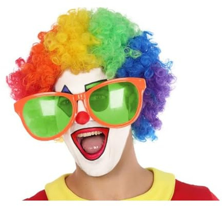 BigBuy Carnival Brille, Orange, Gr. XXL