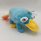 Shontay Perry The Platypus Plüsch, schönes Schnabeltier-Plüschtier für Cartoon-Fans, weiches gefülltes Kissen für Kinderzimmer, Dekoration, Geschenk für Kindergeburtstage und Urlaub