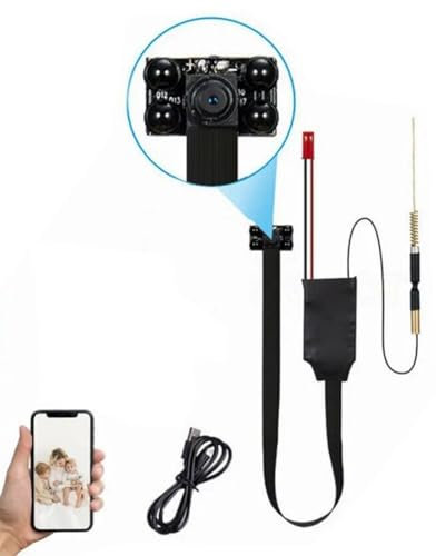 DISCORAMA® - MINI MICRO CAMERA AUDIO VIDEO FULL HD APP IP, MINI VIDEOCAMERA NASCOSTA CAM SPIA SPY CMOS WIFI, MICROCAMERA PER CORPO, AMBIENTE