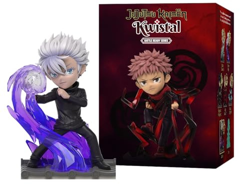 Mighty Jaxx Jujutsu Kaisen Kwistal Fwenz Battle Ready | Überraschungsbox-Sammelfigur | EIN zufälliges Zeichen