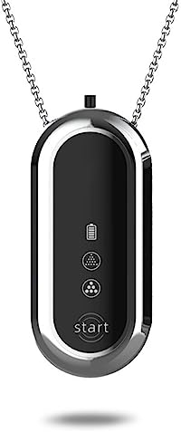 dijiusidy Air Freshener Wearable Rechargeable Anion Gear Adjustable Multi Modes Deodorizer Traveling Sleeping Odour Remover
