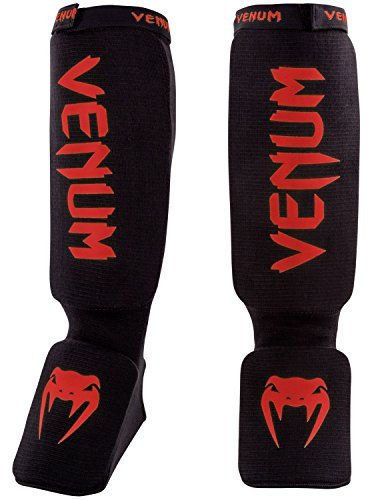 Venum, Kontact Schienbeinschützer, Herren, M, Schwarz/Rot