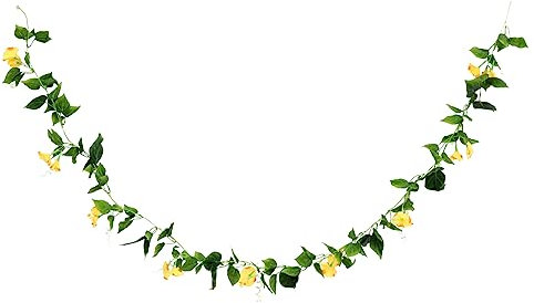 Cabilock Künstliche Blumengirlande Blumenranke Künstlich Hängeblumen Für Draußen Dekoration Garten Hochzeit Feste Wand Schaukel Bühne Pflanzen Ranken