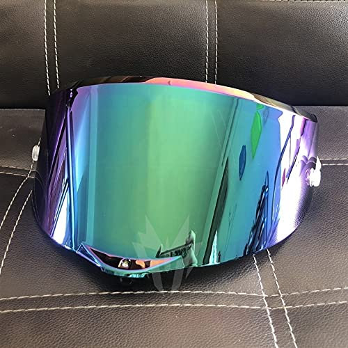 Motociclo Lente for visiera casco, custodia for lente integrale for moto compatibile con AGV PI-STA GP R GP RR Corsa R Corsa RR RACE3 (blu)(Color)