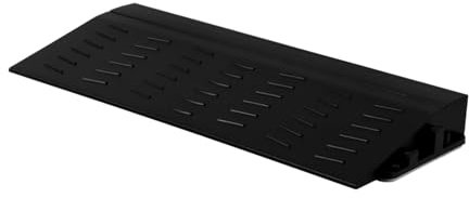 KOCKSHION Rampe De Seuil pour Porte Rampes pour pour Porte Accessoire pour Robot Aspirateur Noir