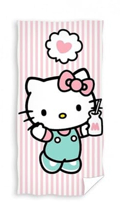 Carbotex Hello Kitty Badetuch Handtuch Strandtuch 70 x 140 cm