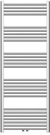 Belvit, Handtuchheizkörper, 1600x600 mm, 557 Watt, Mittelanschluss, Nabenabstand 50 mm, Edelstahl, Edelstahl gebürstet, wandhängend, wasserbetrieben, Badheizkörper, Heizkörper, Handtücher