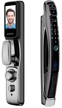 XGUZRVGNV Face Recognition Smart with Camera Video Call Voice Intercom Digital Automatic Door Lock