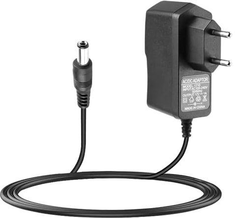 zstg 12V 1A 12W Adaptador de Corriente para Tiras LED, CCTV Cámaras | Universal Fuente de Alimentación Transformador AC 100-240V, Alimentador Cargador con Conector 5.5x2.1mm para TV Box, Routers