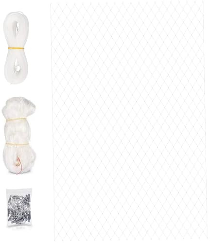 Katzennetz für Balkon, Balkonnetz für Haustiere, 26 x 10 Fuß, Fallschutznetz, transparentes Katzenschutznetz, schneidbarer Nylonzaun für Treppen, Fenster, Sichtschutz für Wohnungen