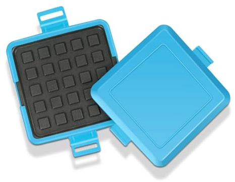 RASTKY Mikrowellen-Grillschale, Crisper, Schnelles Kochen, Frühstückszubereiter für Küchensnacks, Zeitersparnis für Kochbegeisterte, Silikon-Eisenplatte (Typ 1)