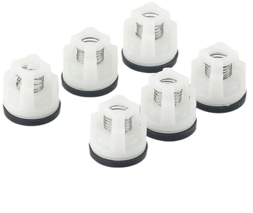 Clapet anti-retour pour nettoyeur haute pression en aluminium - Convient pour Kärcher série K2/K3/K4 (modèles 280/380/360) - Lot de 6 pièces de rechange