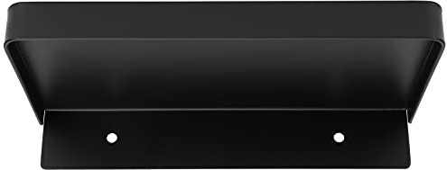 YWBL-WH Support de Téléphone Mural en Acier Inoxydable, Support de Téléphone de Salle de Bain et étagère à Serviettes pour Toilettes 7,3 X 3,5 Pouces Noir, Organisateur Peu Encombrant pour Douche et