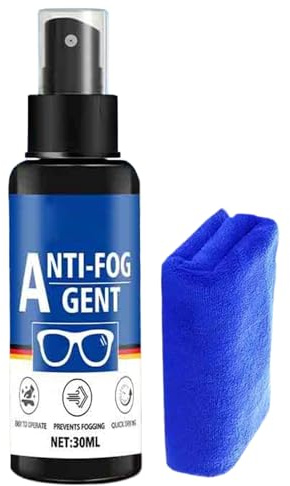 Générique Anti Fog Spray – 30 ml Lens Cleaners Fluid | für Ski Goggles Eyeglasses Windshield Screen Diving Schnorchel Swimming Camera, Klärer, Defogger Gläser, Schutzpflegeset