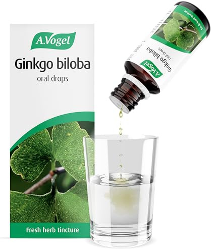 A.Vogel Ginkgo Biloba Drops | Food Supplement | Extract from Fresh Ginkgo Biloba Leaves | Vegan | 50ml