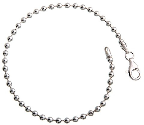 Kugelkette Armband 3mm - 925 Silber - Länge 16-25cm