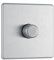 British General FBS81P-01 BG Electric, 400 W, gebürsteter Stahl, Single Dimmer Switch