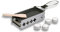 Kisag Candlelight Mini Raclette faltbares Teelicht-Raclette für 2 Personen mit Schaber und Teelichtern