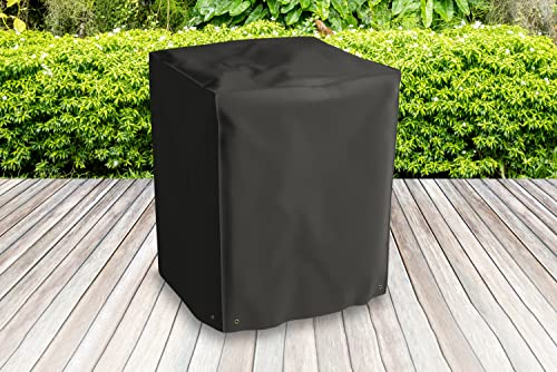 Bosmere Storm Black große quadratische Abdeckhaube für Feuerschale