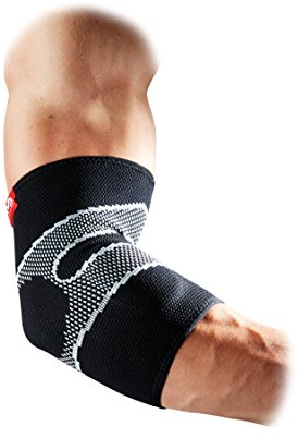 McDavid Mc David Unisex – Erwachsene Ellbogenbandage-5130 Ellbogenbandage, Schwarz, L