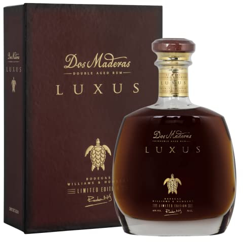 Dos Maderas Luxus|Limitierte Edition | Exklusiver Alterungsprozess, dass Beste aus zwei Welten | 15 Jahre alter im Solera-Criadera Verfahren gereifer Rum | 700ml | 40 % Volume