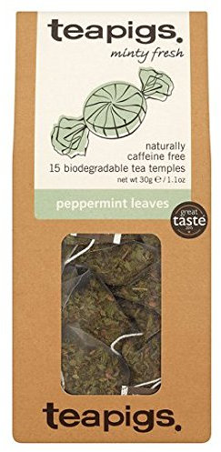 Teekannen, Pfefferminzblätter, 15 Beutel, 5 Stück