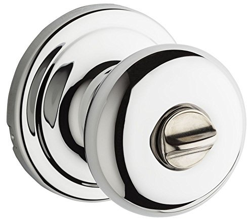 Kwikset 97300-866 Hancock Privacy Bed/Bath Knob in Antique Nickel
