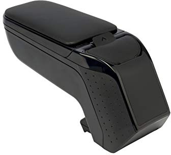 r. V00934 Rati Armster2 Armlehne, Mittelarmlehne mit Staufach I passgenau zum Mittelkonsole I passend für CITROEN C3 -2017 [black] w pocket